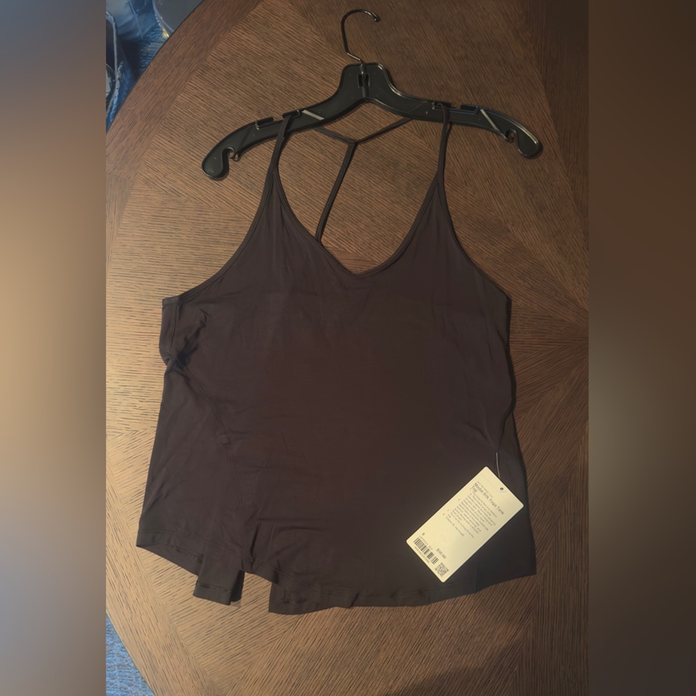 Dark Brown Strapless Top